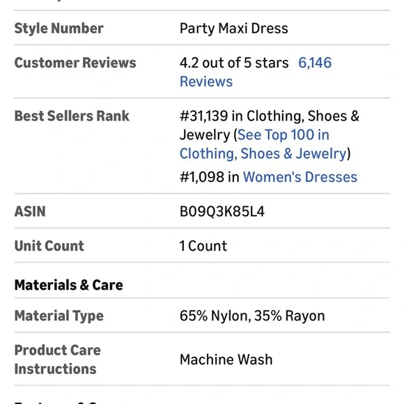 NWT Chic Navy Lace Maxi Dress - Picture 10 of 14